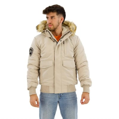 яке,мъжки,якета,superdry,everest,puffer,jacket,chateau,grey,(beige)