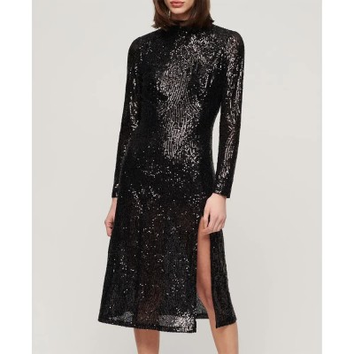 рокля,дамски,поли,и,рокли,superdry,long,sleeves,backless,sparkly,midi,dress,black,(black,angle,sequin)