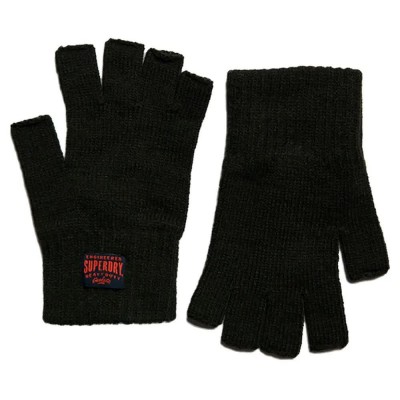 ръкавици,ръкавици,шапки,и,шалове,superdry,workwear,knitted,gloves,surplus,goods,olive,(black)