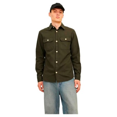 мъжки,якета,jack,&,jones,darren,buffalo,overshirt,forest,night,fit,solid,(green)