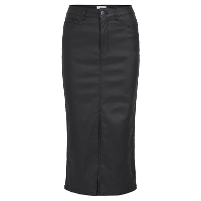 пола,дамски,поли,и,рокли,object,naya,coated,midi,skirt,black