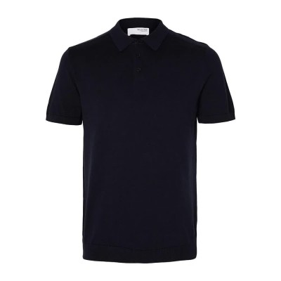 сако,мъжки,блузи,с,яка,selected,berg,short,sleeve,polo,blue,(navy,blazer,detail,melange)