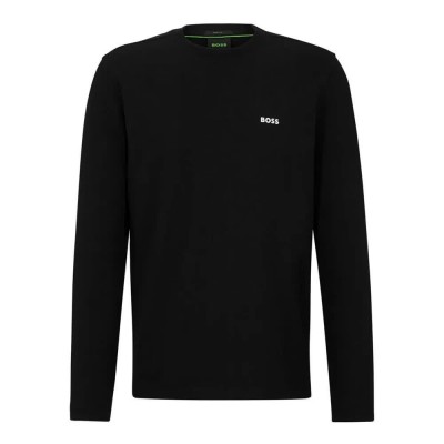 тениска,мъжки,тениски,boss,long,10256064,long,sleeve,t,shirt,black