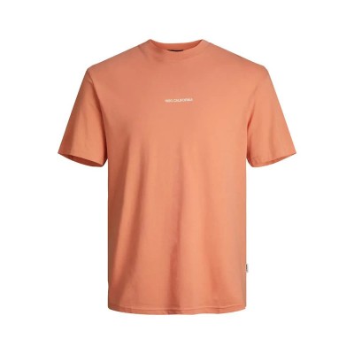 тениска,мъжки,тениски,jack,&,jones,aruba,landse,short,sleeve,t,shirt,orange,(canyon,sunset)