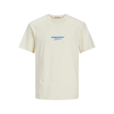 тениска,мъжки,тениски,jack,&,jones,aruba,puff,branding,short,sleeve,t,shirt,buttercream,(beige)