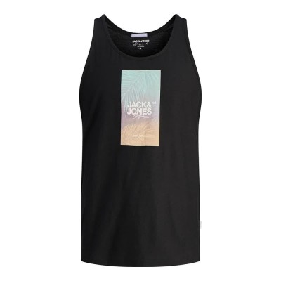 тениска,мъжки,тениски,jack,&,jones,aruba,sunset,sleeveless,t,shirt,black
