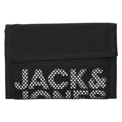 портфейли,и,портмонета,jack,&,jones,ashford,mesh,wallet,wallet,black,(black,detail,island,green)