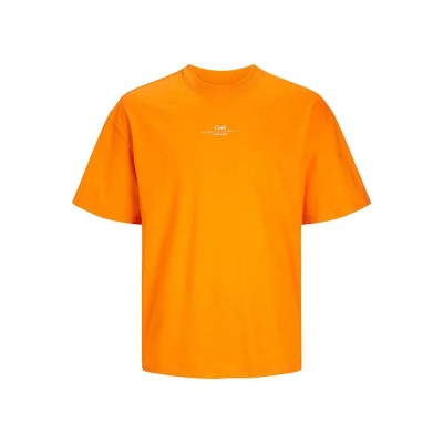 тениска,мъжки,тениски,jack,&,jones,austin,photo,short,sleeve,t,shirt,exuberance,(orange)