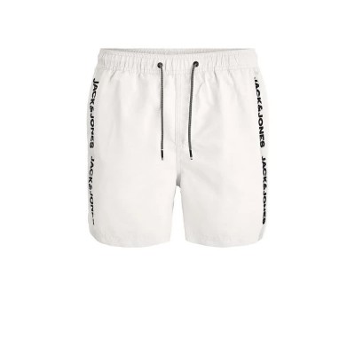 бански,гащета,мъжки,бански,костюми,jack,&,jones,bali,logo,tape,swimming,shorts,white,(white,detail,white,tape,with,black)