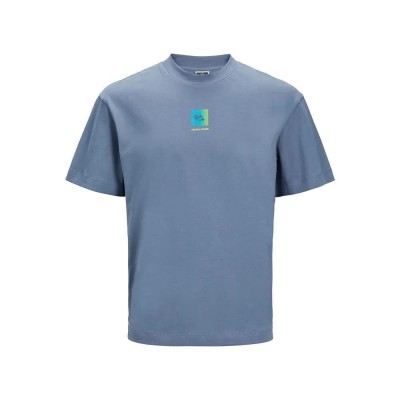 тениска,мъжки,тениски,jack,&,jones,beech,logo,short,sleeve,t,shirt,blue,(flint,stone)