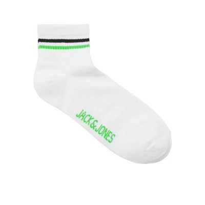 чорапи,мъжки,чорапи,jack,&,jones,benjamin,tennis,socks,white,detail,island,green,black,stripes,(white)