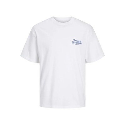 тениска,мъжки,тениски,jack,&,jones,bouquet,short,sleeve,t,shirt,bright,white,print,peach,(white)