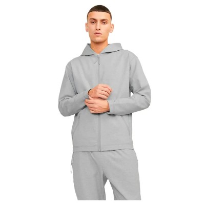 блуза,мъжки,пуловери,jack,&,jones,cloud,full,zip,sweatshirt,grey