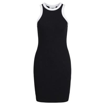 рокля,дамски,поли,и,рокли,jack,&,jones,forest,jjxx,sleeveless,midi,dress,black,(black,detail,bright,white,bindings)