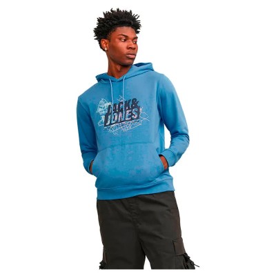 суичър,мъжки,пуловери,jack,&,jones,map,logo,hoodie,blue,(pacific,coast)