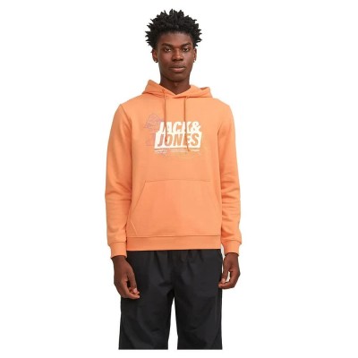 суичър,мъжки,пуловери,jack,&,jones,map,logo,hoodie,tangerine,(orange)