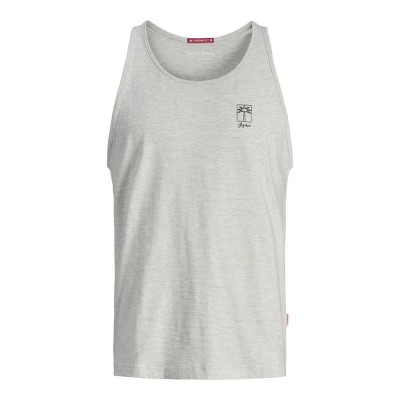 тениска,мъжки,тениски,дамски,тениски,jack,&,jones,marbella,marl,sleeveless,t,shirt,grey,(cloud,dancer)