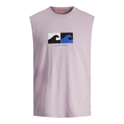 тениска,мъжки,тениски,jack,&,jones,marbella,sleeveless,t,shirt,lavender,frost,(purple)