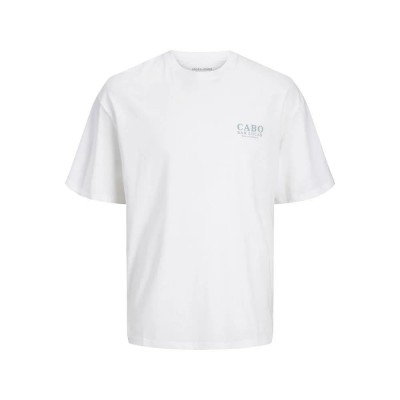 тениска,мъжки,тениски,jack,&,jones,mercado,short,sleeve,t,shirt,bright,white,print,cabo,(white)