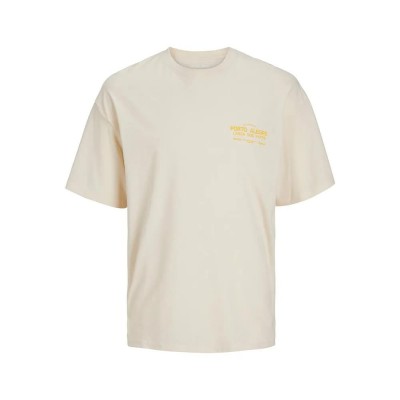 тениска,мъжки,тениски,jack,&,jones,mercado,short,sleeve,t,shirt,buttercream,(beige)