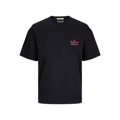 тениска,мъжки,тениски,jack,&,jones,mykonos,back,short,sleeve,t,shirt,black,(blue)