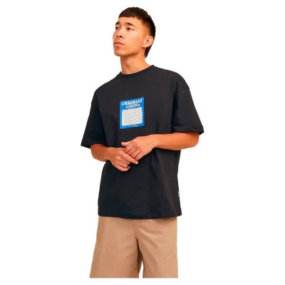 тениска,мъжки,тениски,jack,&,jones,mykonos,geo,front,short,sleeve,t,shirt,blue,(black)
