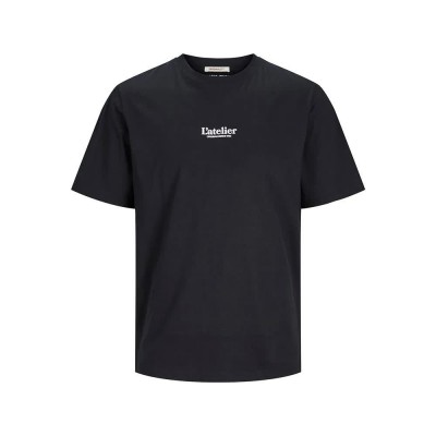 тениска,мъжки,тениски,jack,&,jones,noto,back,short,sleeve,t,shirt,black