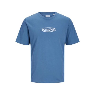 тениска,мъжки,тениски,jack,&,jones,oliver,short,sleeve,t,shirt,coronet,blue,(blue)