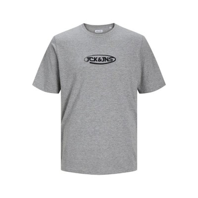 тениска,мъжки,тениски,jack,&,jones,oliver,short,sleeve,t,shirt,grey,(light,grey,melange)