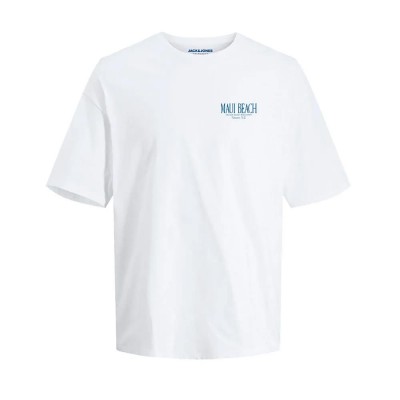 тениска,мъжки,тениски,jack,&,jones,outdoor,short,sleeve,t,shirt,white,(bright,white,print,maui,beach)