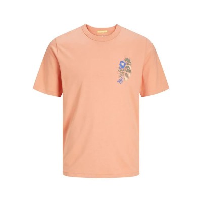 тениска,мъжки,тениски,jack,&,jones,palm,back,dut,short,sleeve,t,shirt,orange,(canyon,sunset)
