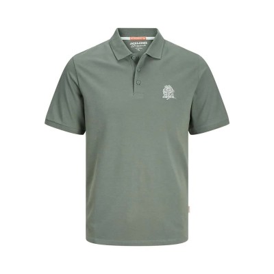 мъжки,блузи,с,яка,jack,&,jones,palm,dut,short,sleeve,polo,laurel,wreath,(green)
