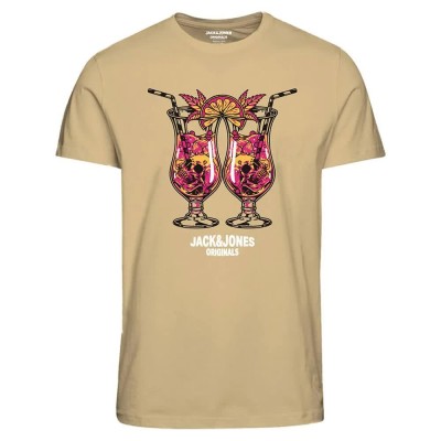 тениска,детски,тениски,jack,&,jones,sequoia,2,short,sleeve,t,shirt,beige,(italian,straw)