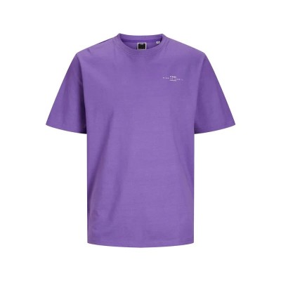 тениска,мъжки,тениски,jack,&,jones,text,short,sleeve,t,shirt,deep,lavender,(purple)