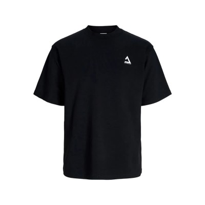 тениска,мъжки,тениски,jack,&,jones,triangle,summer,short,sleeve,t,shirt,black