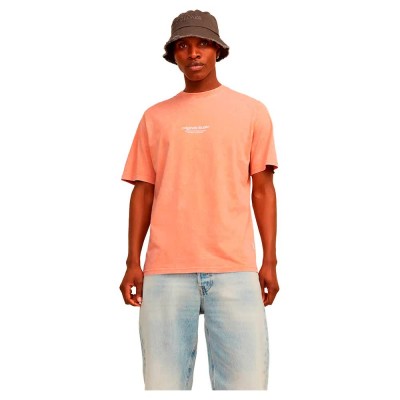 тениска,мъжки,тениски,jack,&,jones,vesterbro,wash,short,sleeve,t,shirt,canyon,sunset,(orange)