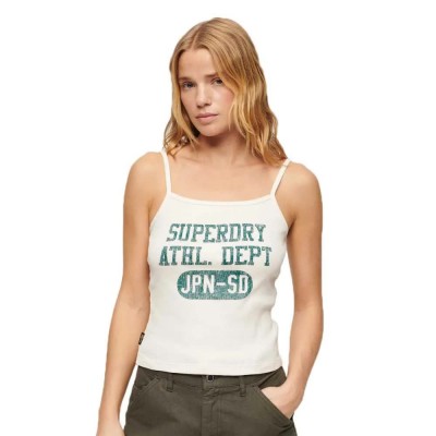 тениска,мъжки,тениски,дамски,тениски,superdry,athletic,coll,graphic,rib,sleeveless,t,shirt,beige,(cream)