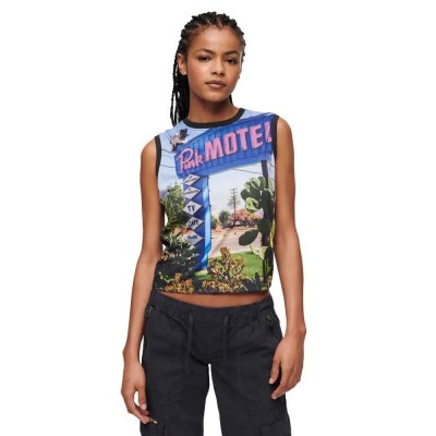 тениска,дамски,тениски,superdry,sub,print,sleeveless,t,shirt,pink,morel,aop,(multicolor)