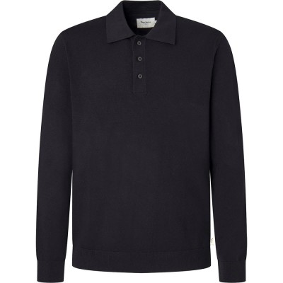 мъжки,блузи,с,яка,pepe,jeans,malone,long,sleeve,polo,black