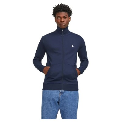 сако,мъжки,пуловери,jack,&,jones,paulos,full,zip,sweatshirt,navy,blazer,(blue)