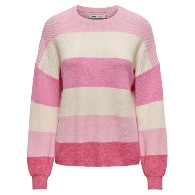 блуза,дамски,пуловери,дамски,плетени,дрехи,only,atia,sweater,pink,(pink,lady,stripes,w.,jetstream,moonlight,pink,yarrow)