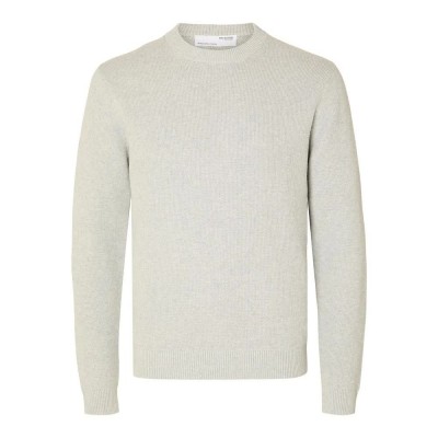 блуза,мъжки,пуловери,selected,dane,sweater,light,grey,melange,(grey)