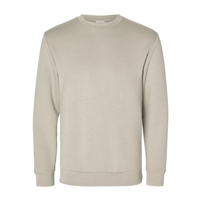 блуза,мъжки,пуловери,selected,emanuel,soft,sweatshirt,beige