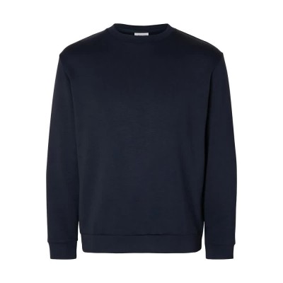 блуза,мъжки,пуловери,selected,emanuel,soft,sweatshirt,sky,captain,(blue)