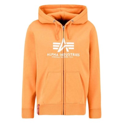 блуза,мъжки,пуловери,alpha,industries,basic,full,zip,sweatshirt,orange,(710)