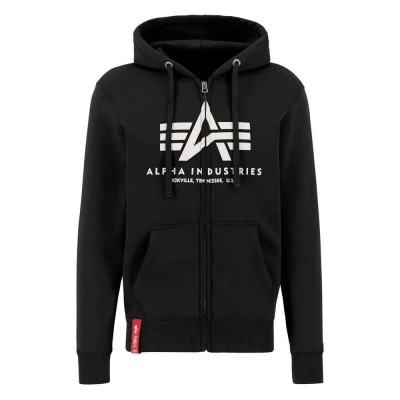 блуза,мъжки,пуловери,alpha,industries,basic,full,zip,sweatshirt,black