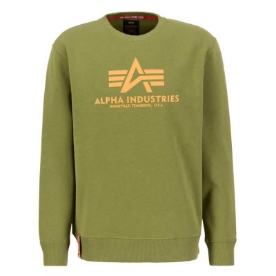 блуза,мъжки,пуловери,alpha,industries,basic,sweatshirt,714,(green)