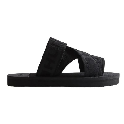 дамски,сандали,и,чехли,hunter,logo,elstc,xover,slides,black
