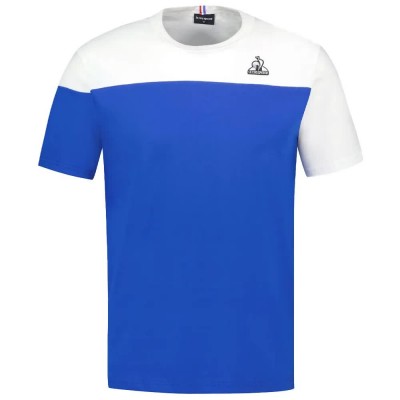 тениска,мъжки,тениски,le,coq,sportif,bat,n°3,short,sleeve,t,shirt,lapis,blue,new,optical,white,(blue)