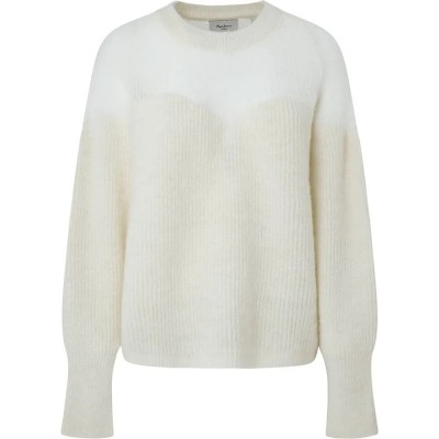 блуза,дамски,пуловери,дамски,плетени,дрехи,pepe,jeans,femke,sweater,mousse,white